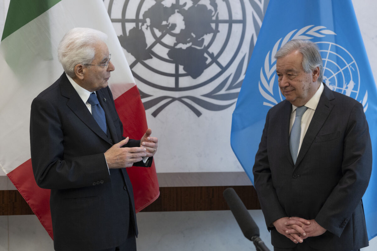 Onu, Mattarella: “Irresponsabile indebolirlo”