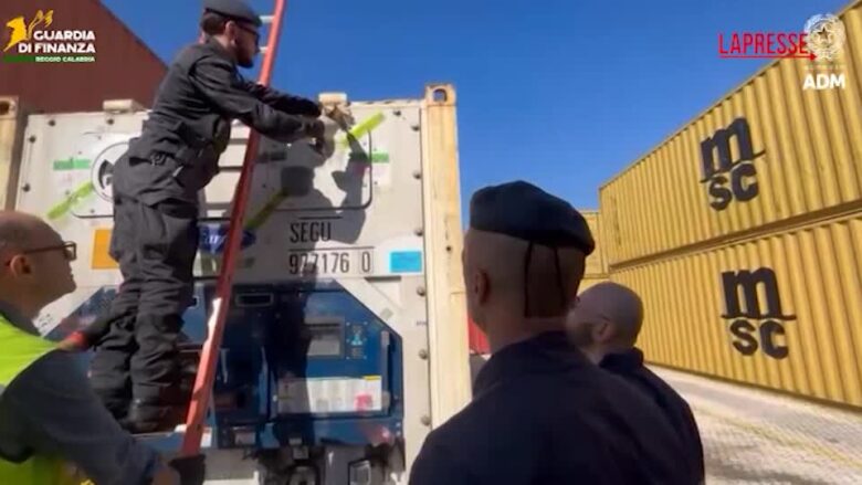 Gioia Tauro, oltre 175 kg di cocaina in container al Porto: l'operazione della Gdf