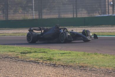 Test Cadillac F1, Imola 13 Novembre 2025 ( Foto Davide Gennari /LaPresse)
