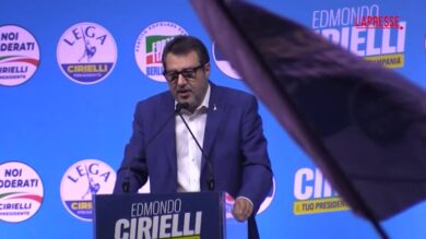 Regionali Campania, Salvini: "Landini scioperante di professione"