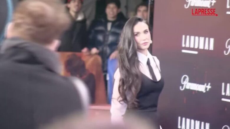 Demi Moore e Billy Bob Thornton a Berlino per la premiere della seconda stagione di “Landman”