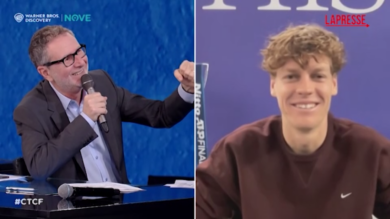 Sinner in collegamento a ‘Che tempo che fa’: l’ovazione del pubblico in studio