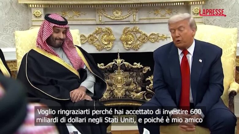 Usa, Trump: “Arabia Saudita pronta a investire fino a un trilione di dollari negli Stati Uniti”