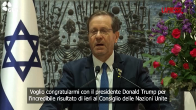 Gaza, Herzog si congratula con Trump per piano pace