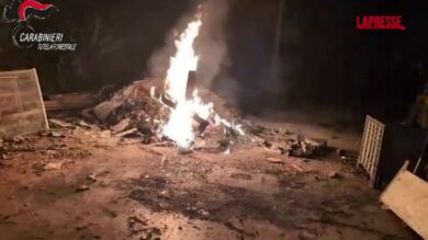 Ancona: rifiuti pericolosi e amianto in fiamme: la discarica abusiva di Paterno