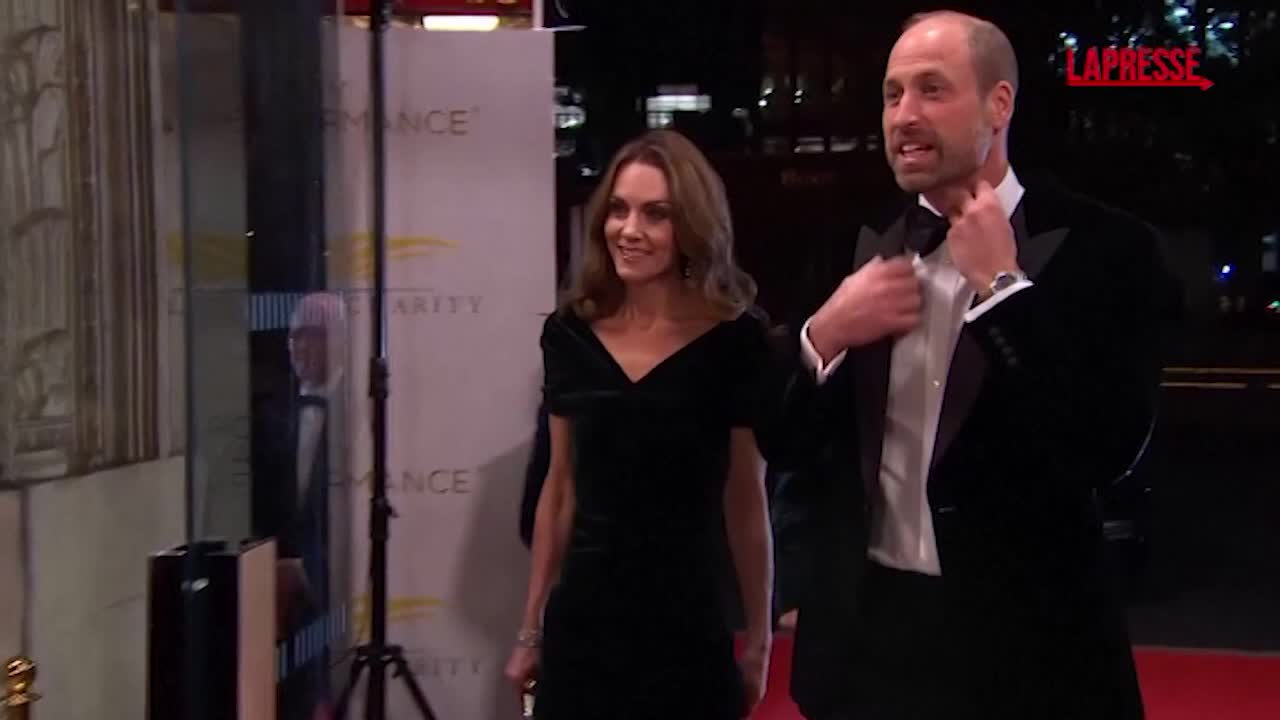 william e kate partecipano al royal variety performance