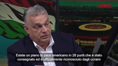 Ucraina, le parole di Orban sul piano Usa
