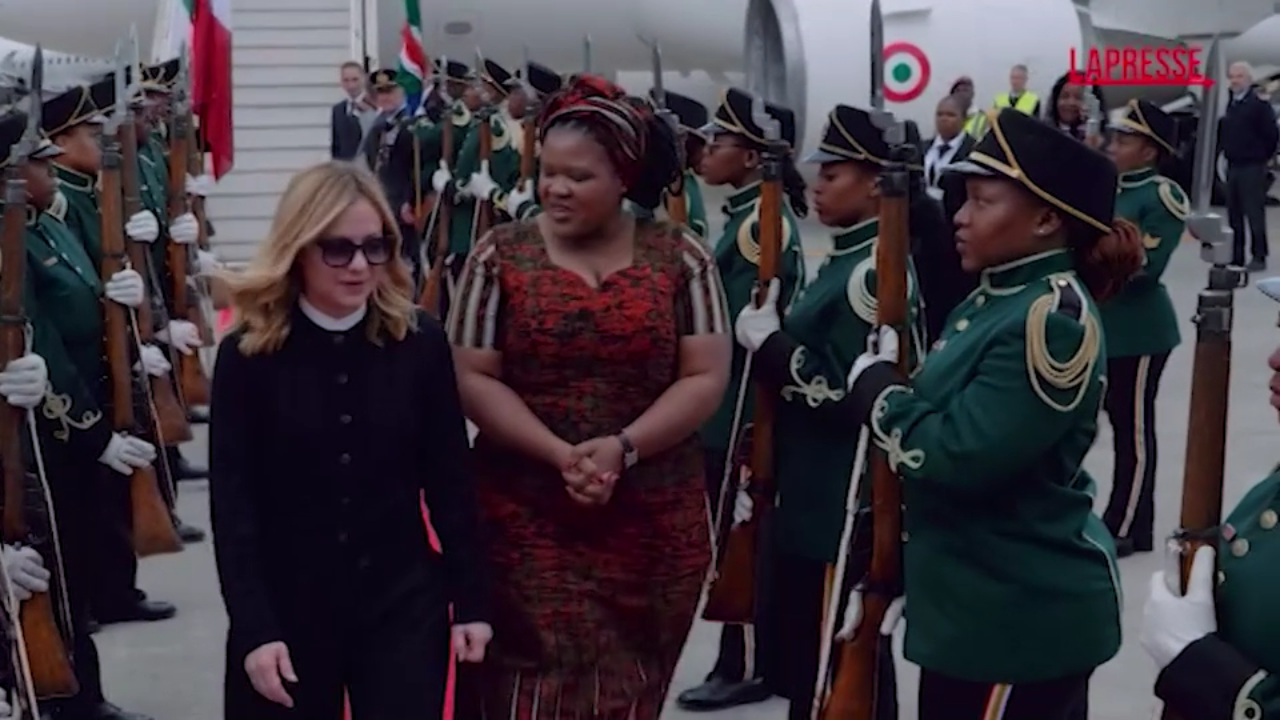 g20 meloni arrivata a johannesburg per summit leader