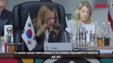 Ucraina, Meloni al G20: "Italia pronta a collaborare con Europa e Usa per pace giusta"