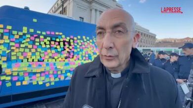 “Questo non è amore”, Monsignor Baldo Reina in piazza Pia a Roma: “L’antidoto è la cultura del rispetto”