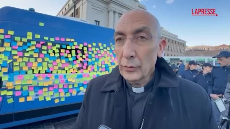 “Questo non è amore”, Monsignor Baldo Reina in piazza Pia a Roma: “L’antidoto è la cultura del rispetto”