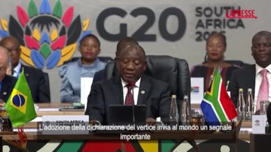 G20, Ramaphosa apre summit: "Impegno a non lasciare indietro nessuna persona, nessun Paese"