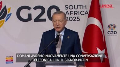 Ucraina, Erdogan: "Domani sentirò Putin, faremo il possibile per la pace"