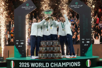 Coppa Davis 2025, Italia nella storia: la vittoria in finale in 10 foto