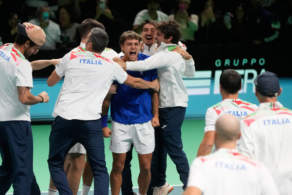 Coppa Davis 2025, Italia nella storia: la vittoria in finale in 10 foto