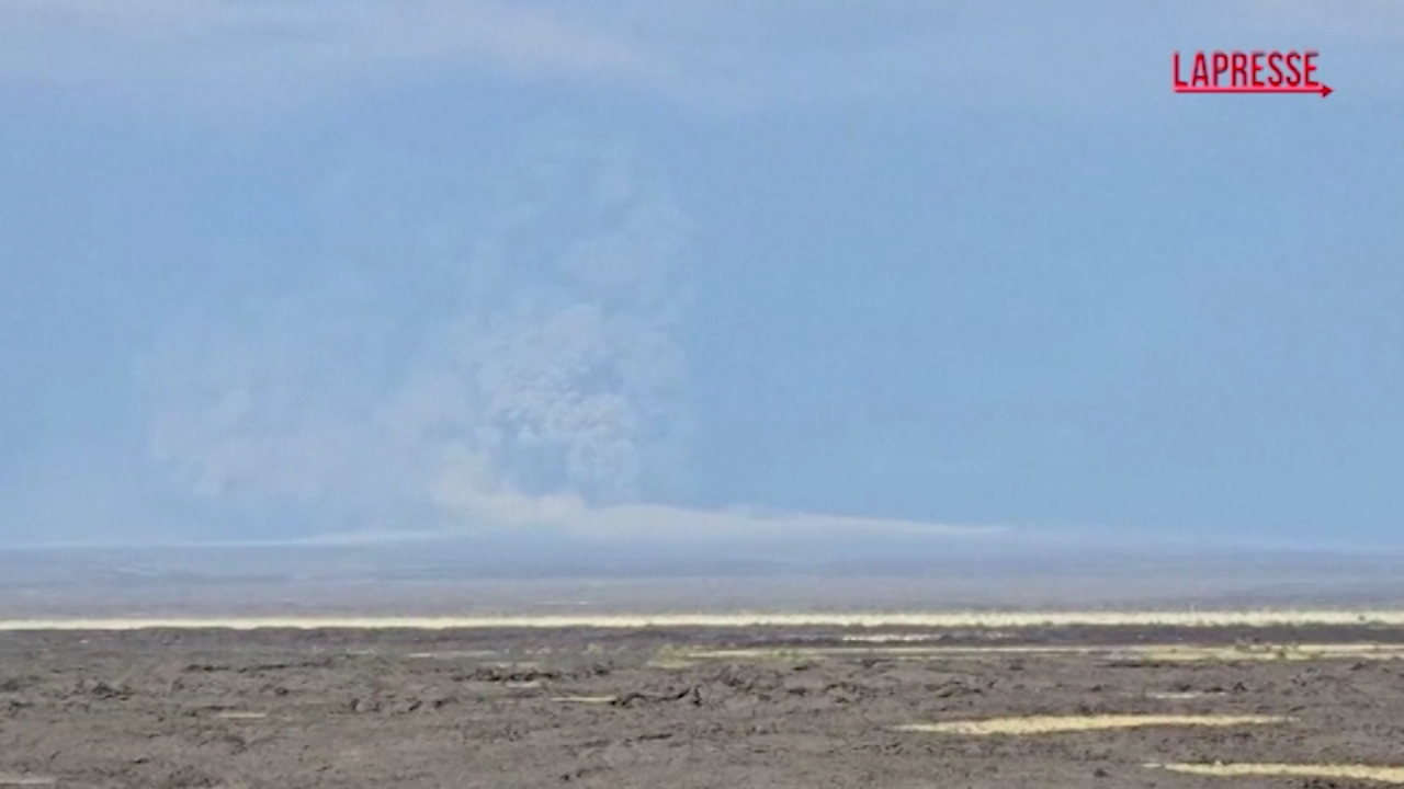 etiopia la prima storica eruzione del vulcano hayli gubbi le immagini