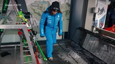 Sci, Federica Brignone torna in pista dopo l'infortunio: le immagini da Cervinia
