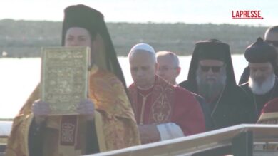 Papa in Turchia, Leone XIV nel luogo del Concilio di Nicea: le immagini