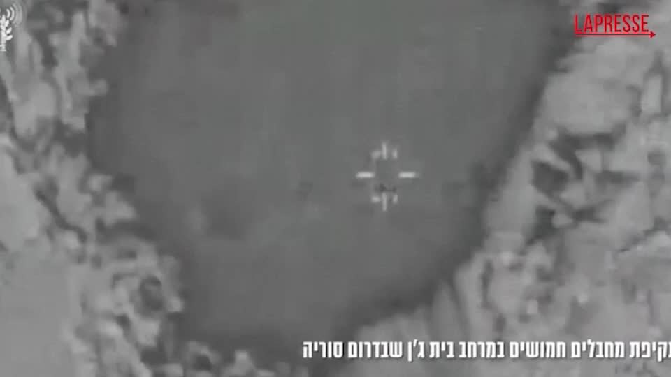 Israele, attacco nel sud della Siria: il video diffuso dai soldati