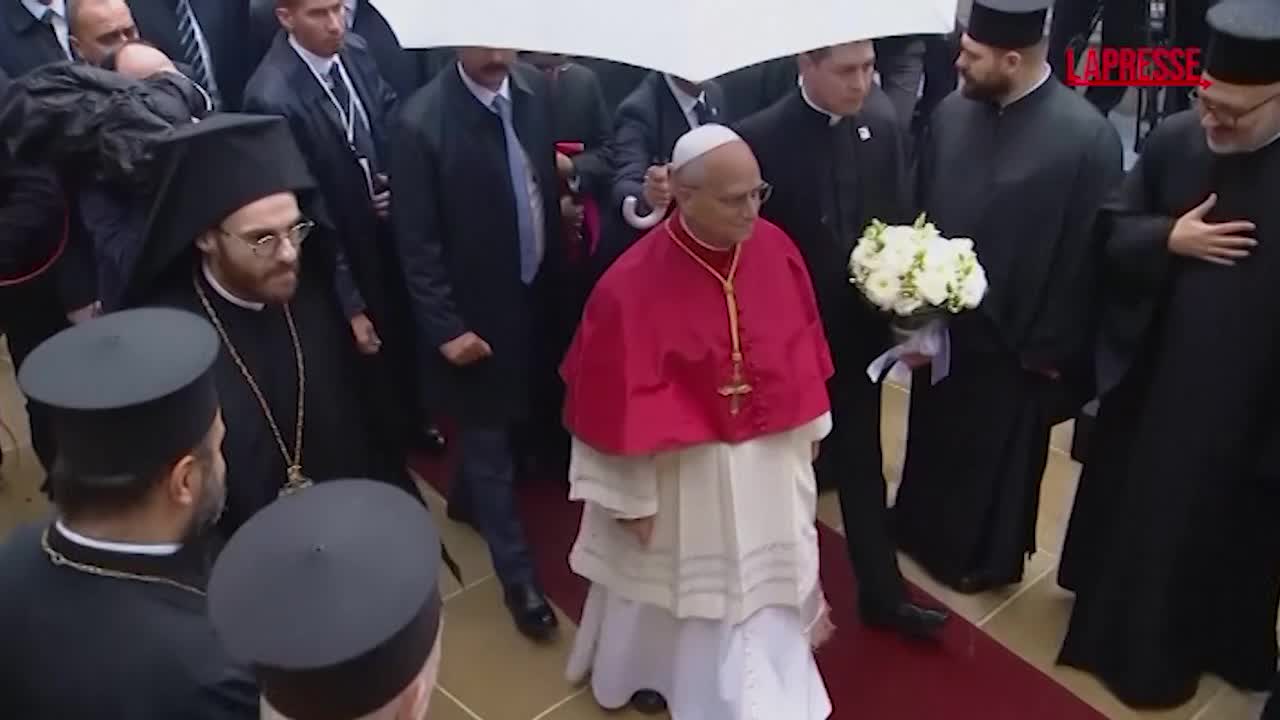 Papa Leone XIV prega con il Patriarca Bartolomeo a Istanbul
