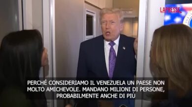 Trump: "Venezuela non è Paese amico, attacco non è imminente"