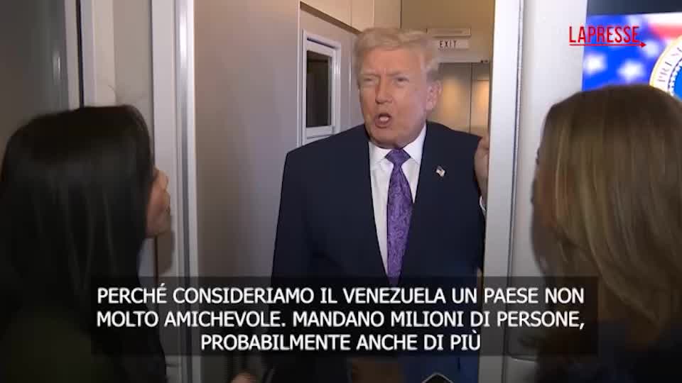Trump: "Venezuela non è Paese amico, attacco non è imminente"