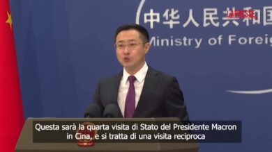 Cina, Pechino annuncia la visita di Macron