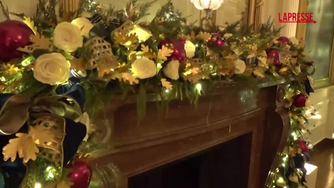 Casa Bianca, le decorazioni natalizie scelte da Melania Trump Casa Bianca, le decorazioni natalizie scelte da Melania Trump