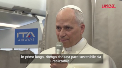 Papa Leone XIV: "Sto portando avanti colloqui per la pace"