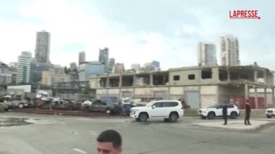 Beirut, Papa Leone prega sul luogo dell'esplosione del 2020