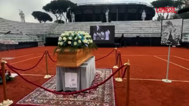 Nicola Pietrangeli, il figlioFilippo alla camera ardente: “Aznavour era il suo mito”