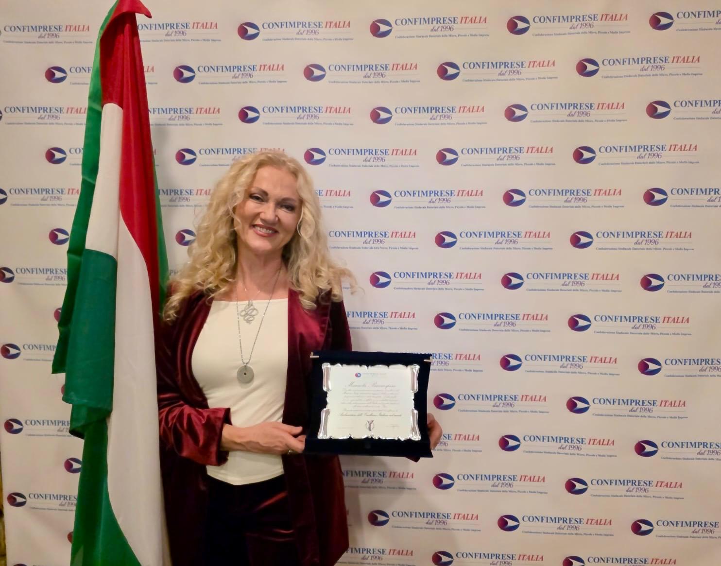 Confimprese, Manuela Biancospino nominata “Ambasciatrice delle Eccellenze italiane nel mondo”