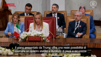 Gaza, Meloni: “Il Piano di Trump occasione irripetibile, l’Italia fa la sua parte”
