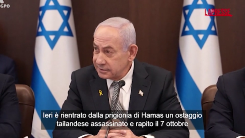 Gaza, Netanyahu: "Determinati a riportare a casa l'ultimo ostaggio rimasto nella Striscia"