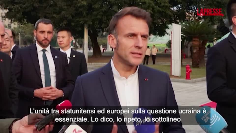 Ucraina, Macron in Cina: "Unità tra Usa e Paesi europei è essenziale"