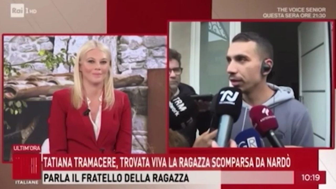 Tatiana Tramacere, il fratello Vladimir a Storie Italiane: "È un bel giorno, ci siamo svegliati con il sorriso"