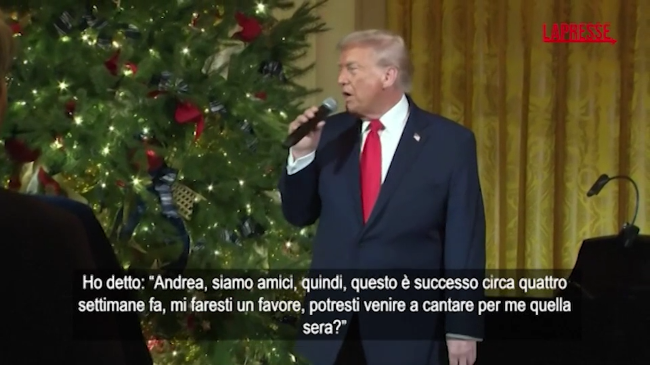 Trump elogia Bocelli: "Ha una voce da angelo, diversa da Pavarotti ma sono alla pari" Trump elogia Bocelli: "Ha una voce da angelo, diversa da Pavarotti ma sono alla pari"