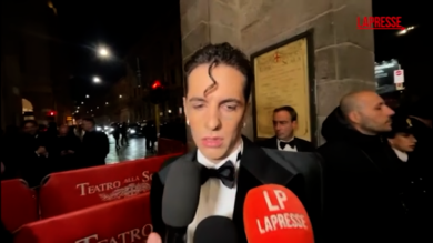 Prima della Scala, l'arrivo di Achille Lauro: "Coraggioso mettere in scena quest'opera, tematica attualissima"