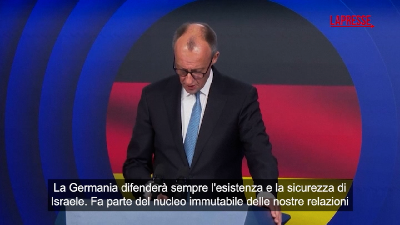 Gaza, Merz a Netanyahu: "Germania vicina a Israele, ma soluzione dei due Stati è la migliore" Gaza, Merz a Netanyahu: "Germania vicina a Israele, ma soluzione dei due Stati è la migliore"