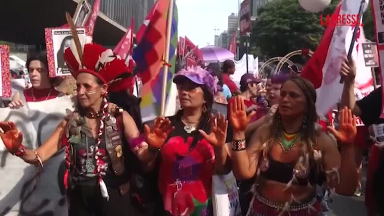 Brasile, la protesta nelle città contro la violenza di genere