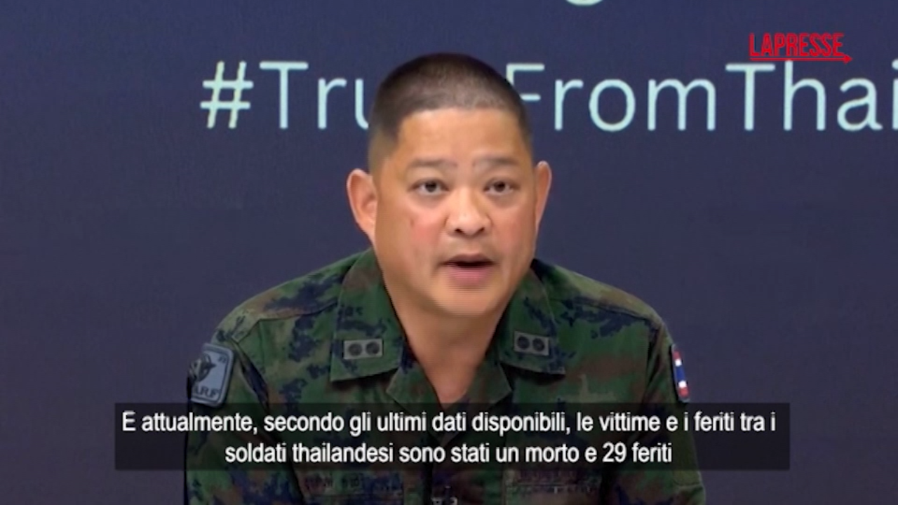 Thailandia Cambogia, ministero difesa Bangkok: "Determinati a difendere nostra integrità territoriale"