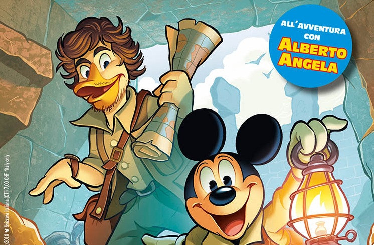 Galleria foto 'Topolino, Alberto Angela diventa un fumetto' - foto 1