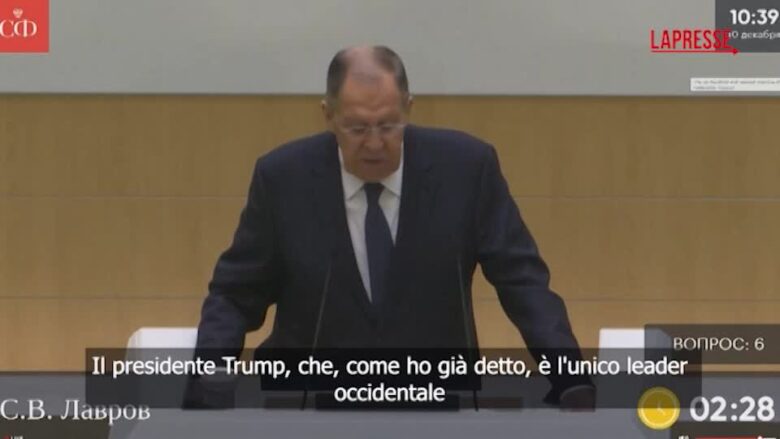Ucraina, Lavrov: "Trump unico leader occidentale che comprende le cause della guerra"