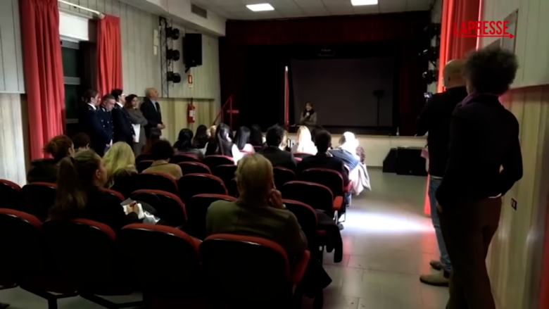 Rebibbia, inaugurata l’opera del maestro Tibaldi nel carcere femminile