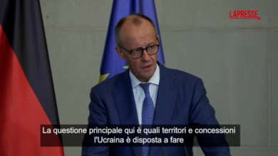 Ucraina, Merz: "La questione centrale è quali concessioni Kiev è disposta a fare”