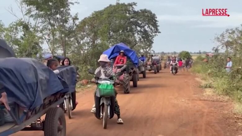 Cambogia, migliaia di persone fuggono dalle zone al confine con la Thailandia