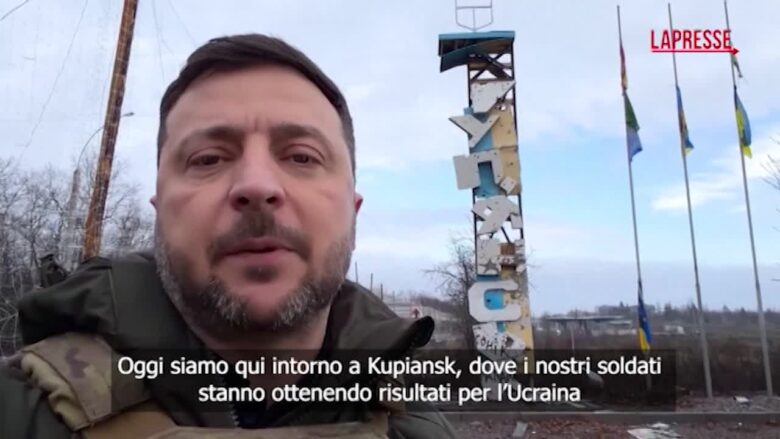 Ucraina, Zelensky a Kupiansk: "Importante ottenere risultati al fronte"