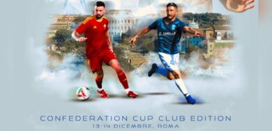 Pandev e Cerci alla Confederation Cup di calcio a otto a Roma