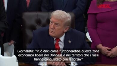 Ucraina, Trump: "Zona economica libera nel Donbass funzionerebbe"