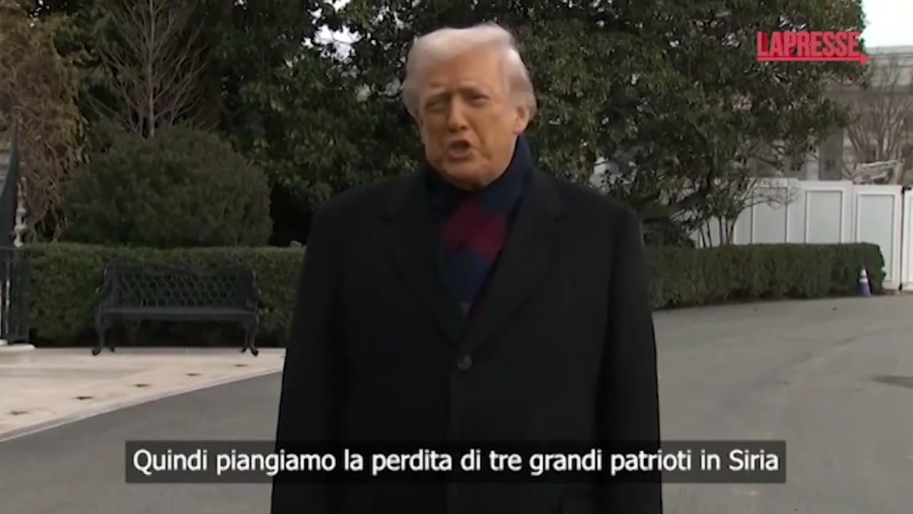 Siria, Trump: "L Siria, Trump: "L